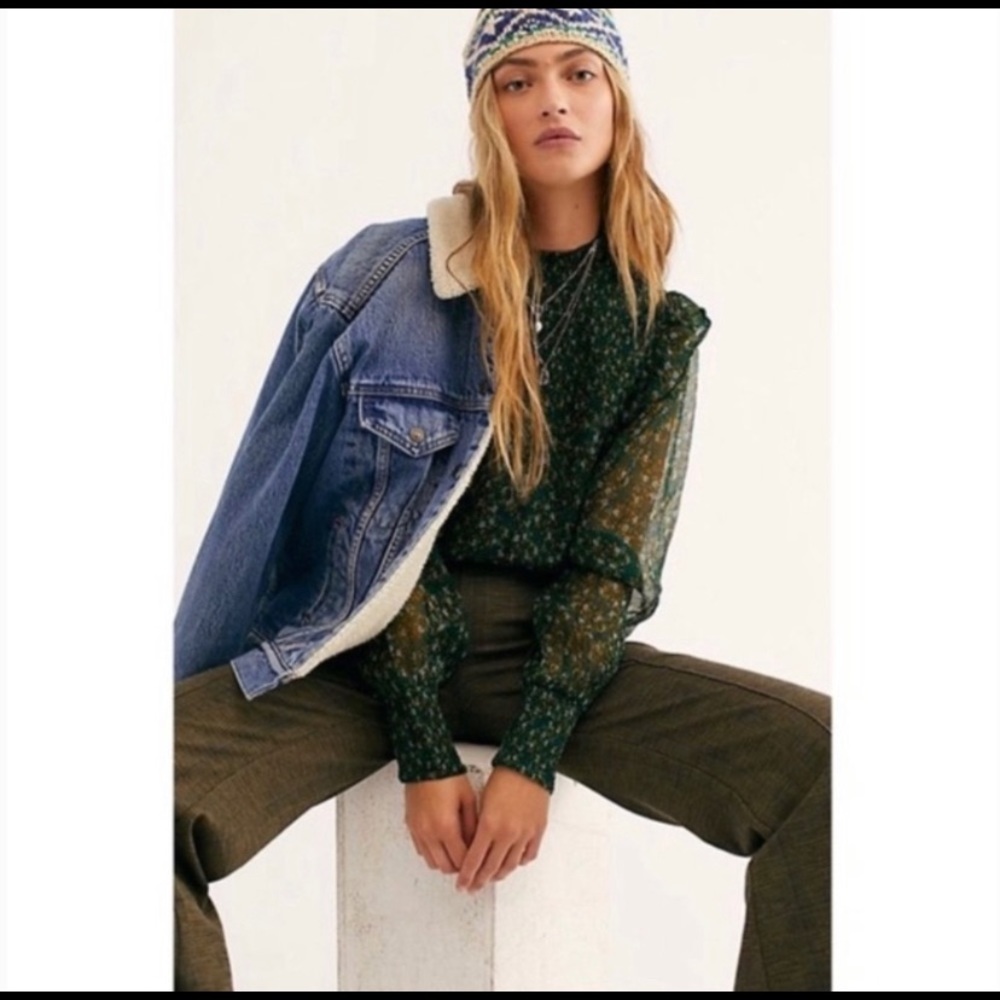 6. NWT 🌼 FREE PEOPLE Roma blouse - Picture 4 of 7